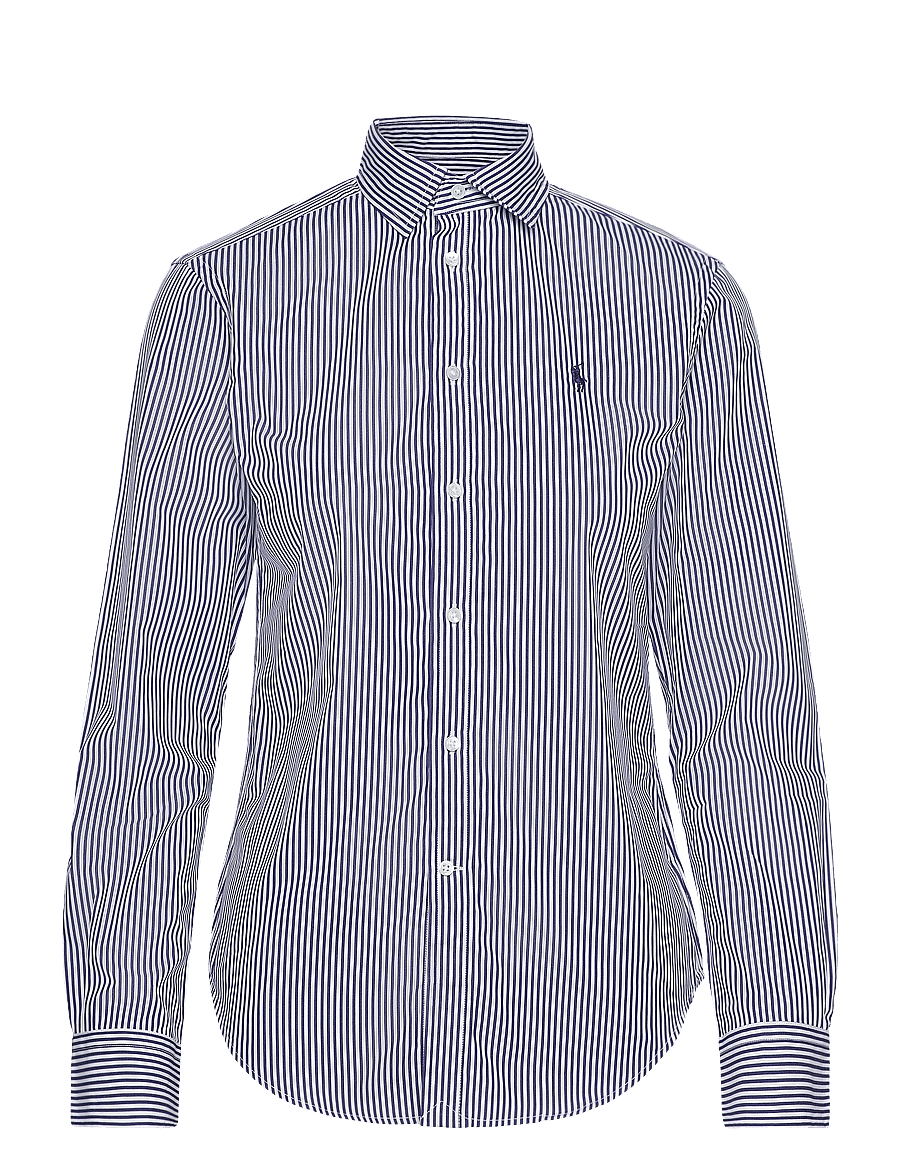 Polo Ralph Lauren - Slim Fit Striped Cotton Shirt - chemises en jeans - 1322 white/ fall - 1