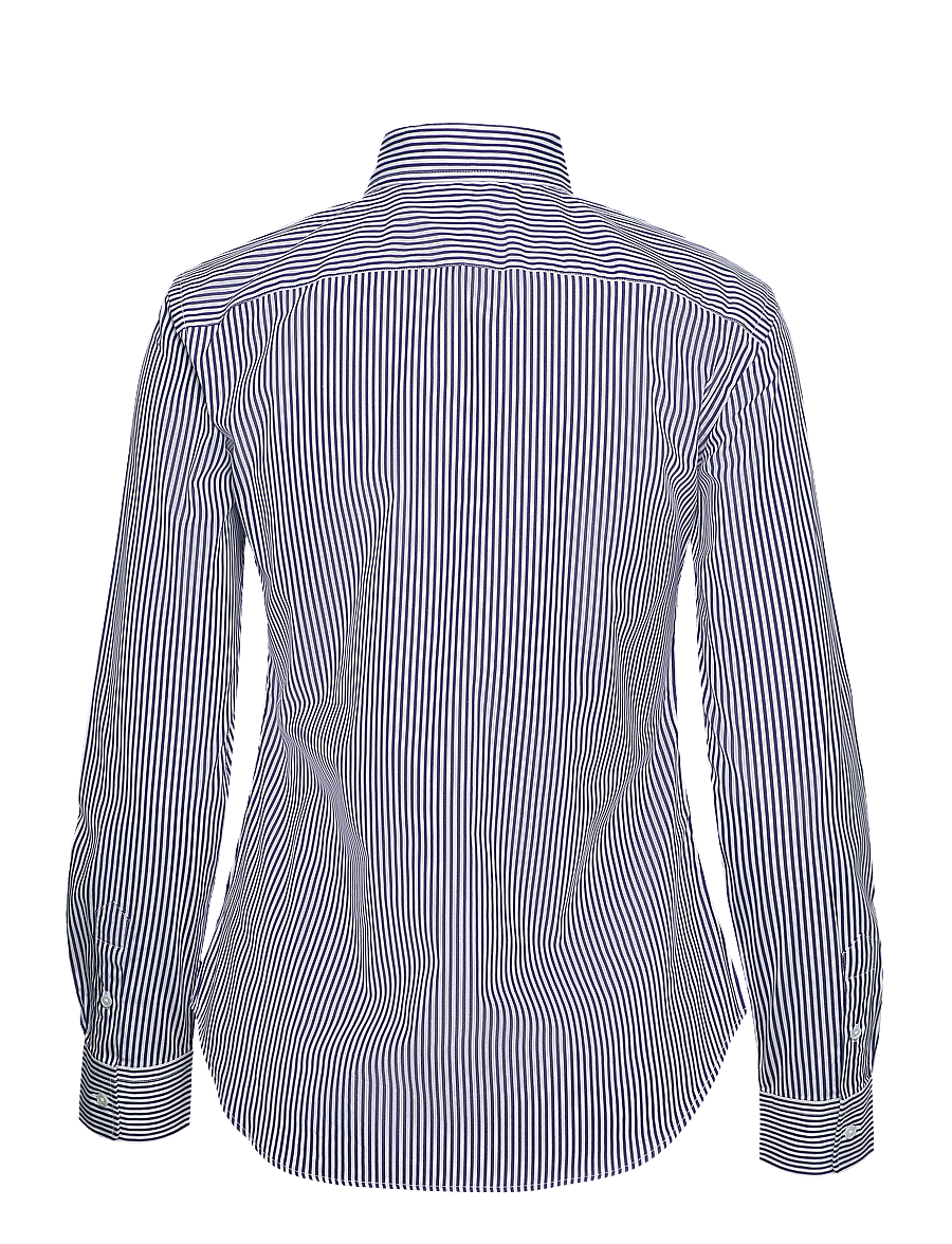 Polo Ralph Lauren - Slim Fit Striped Cotton Shirt - chemises en jeans - 1322 white/ fall - 2