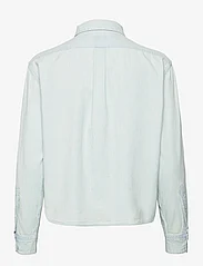 Polo Ralph Lauren - Wide Cropped Chambray Shirt - krekli ar garām piedurknēm - chambray - 1