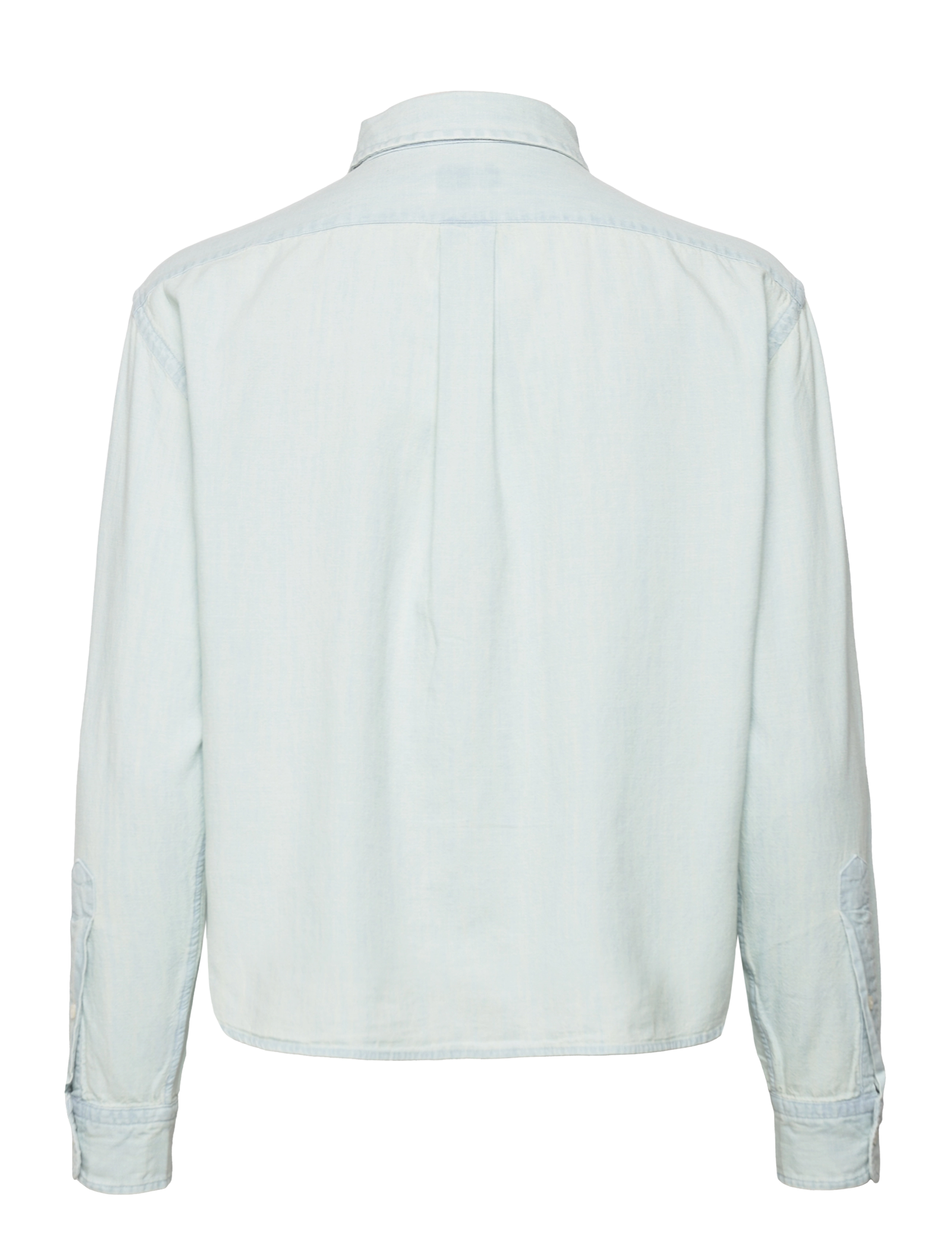 Polo Ralph Lauren - Cropped Boxy Chambray Shirt - chemises en jeans - chambray - 2