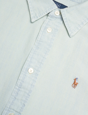 Polo Ralph Lauren - Wide Cropped Chambray Shirt - krekli ar garām piedurknēm - chambray - 3