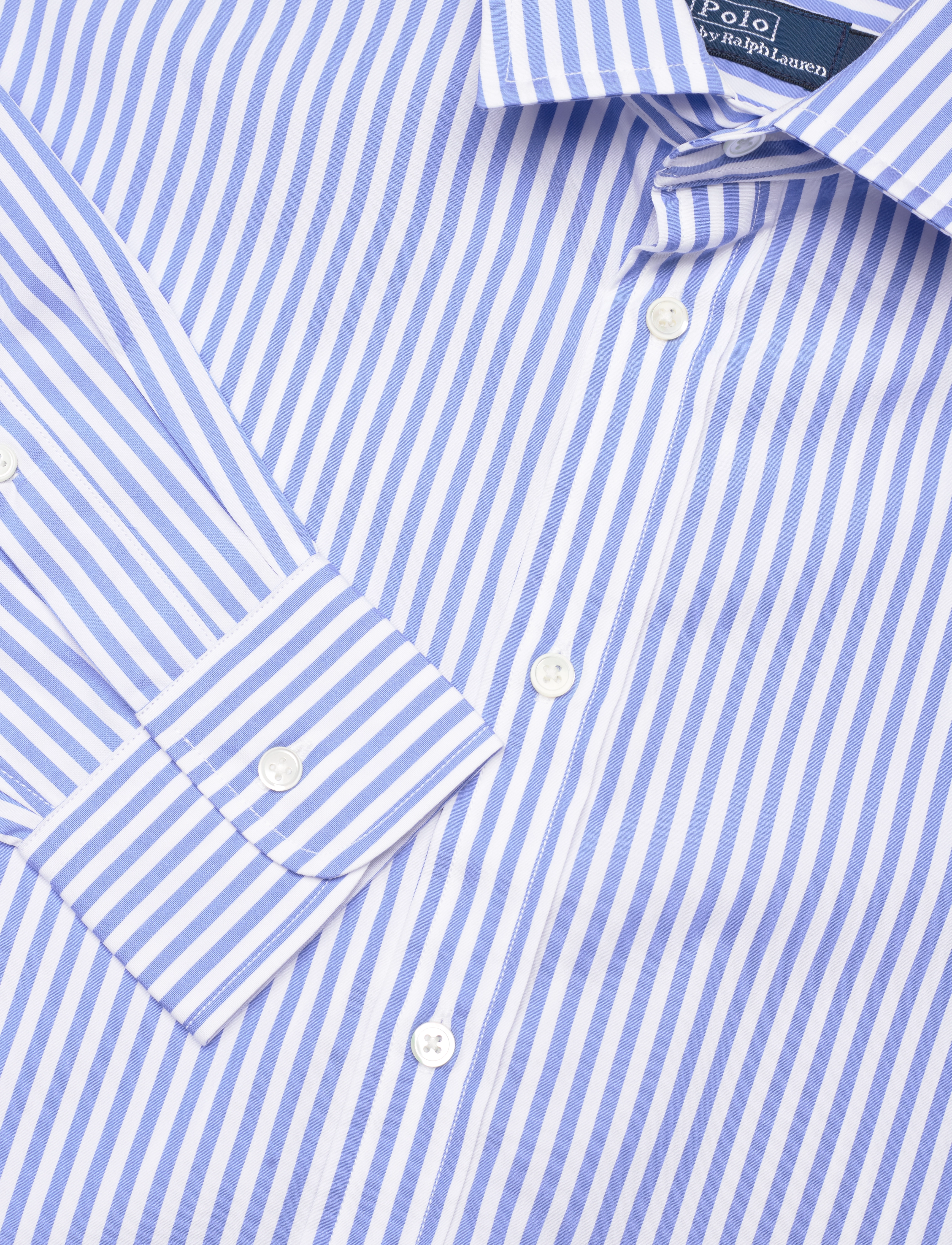 Polo Ralph Lauren - Relaxed Fit Striped Cotton Shirt - 926b cabana blue/ - 3