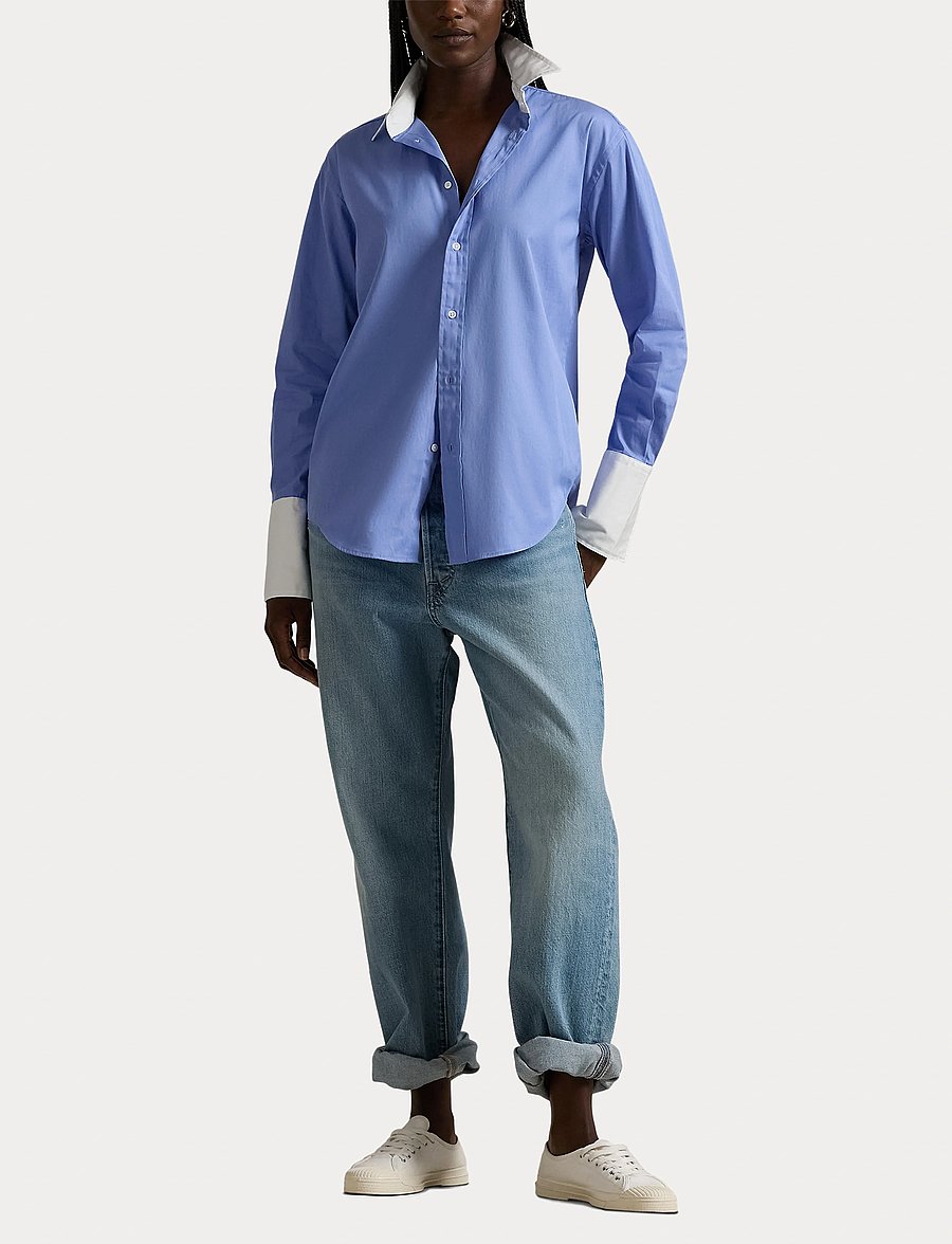Polo Ralph Lauren - Extended-Cuff Cotton Shirt - chopin blue - 4