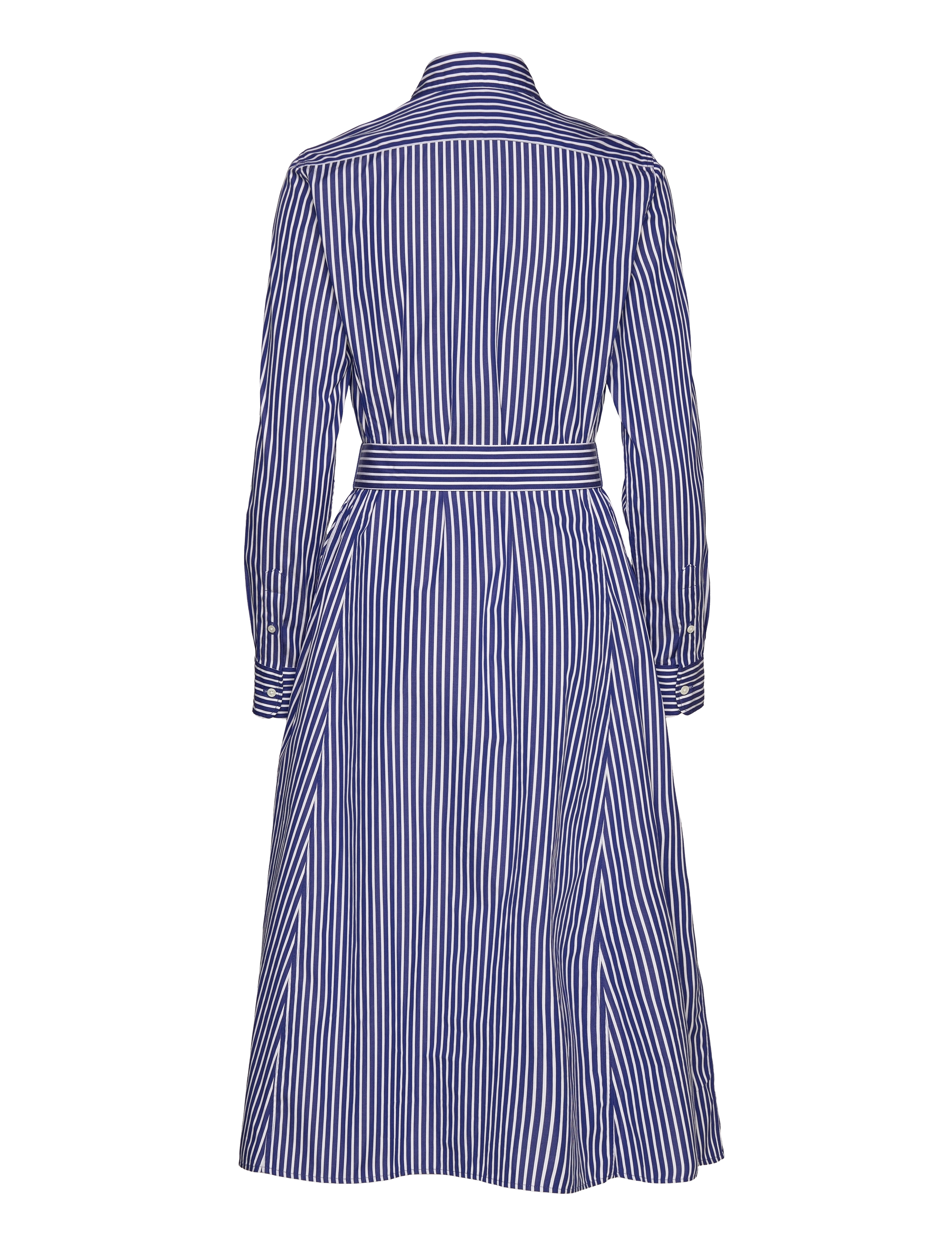Polo Ralph Lauren - Belted Striped Cotton Shirtdress - robes chemises - 1073b bright navy - 2