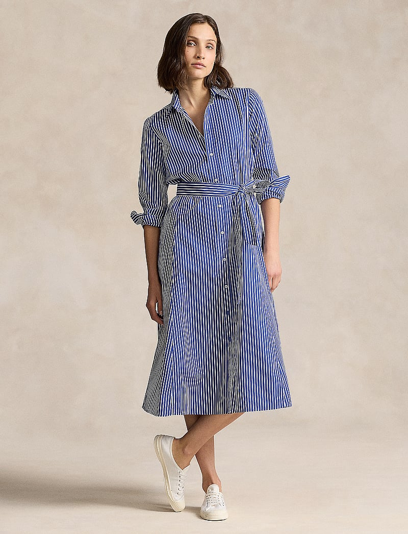 Polo Ralph Lauren - 120/2 YD CTN PW-LSL-DAD - shirt dresses - 1073b bright navy - 0