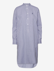 Striped Cotton Shirtdress - 1322 WHITE/ FALL