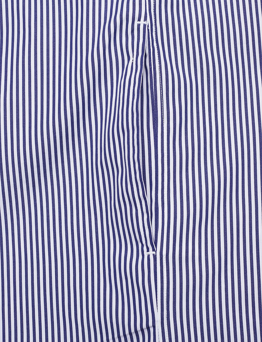 Polo Ralph Lauren - Striped Cotton Shirtdress - 1322 white/ fall - 4