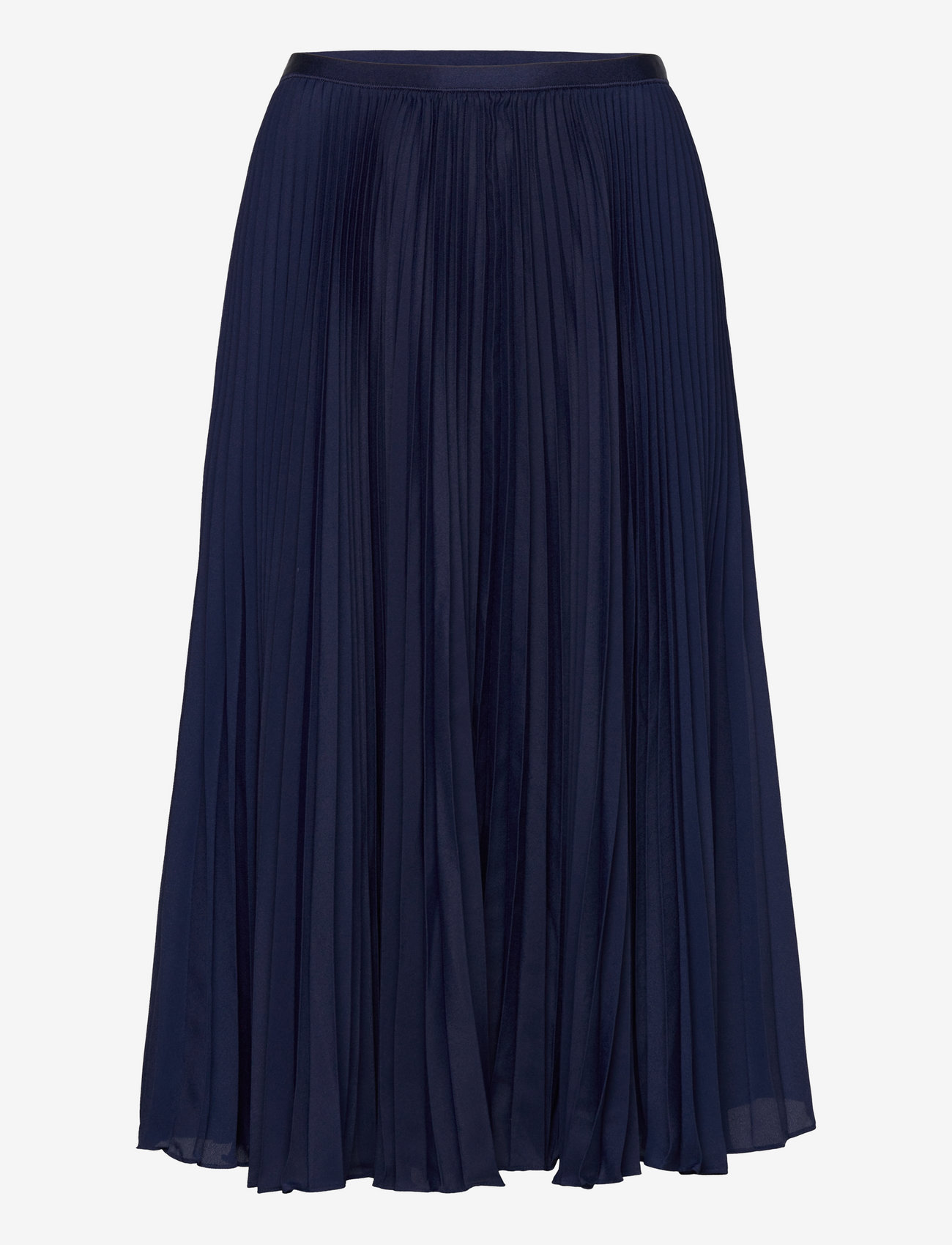 Polo Ralph Lauren - Pleated Georgette Skirt - midi kjolar - newport navy - 1
