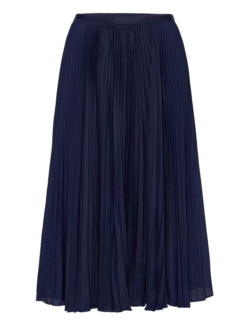 Polo Ralph Lauren - Pleated Georgette Skirt - midi-röcke - newport navy - 1