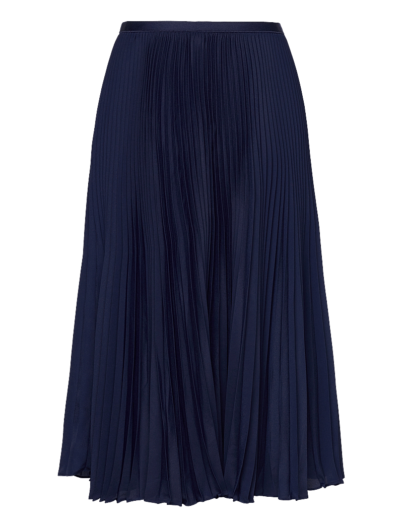 Polo Ralph Lauren - Pleated Georgette Skirt - midi-röcke - newport navy - 2