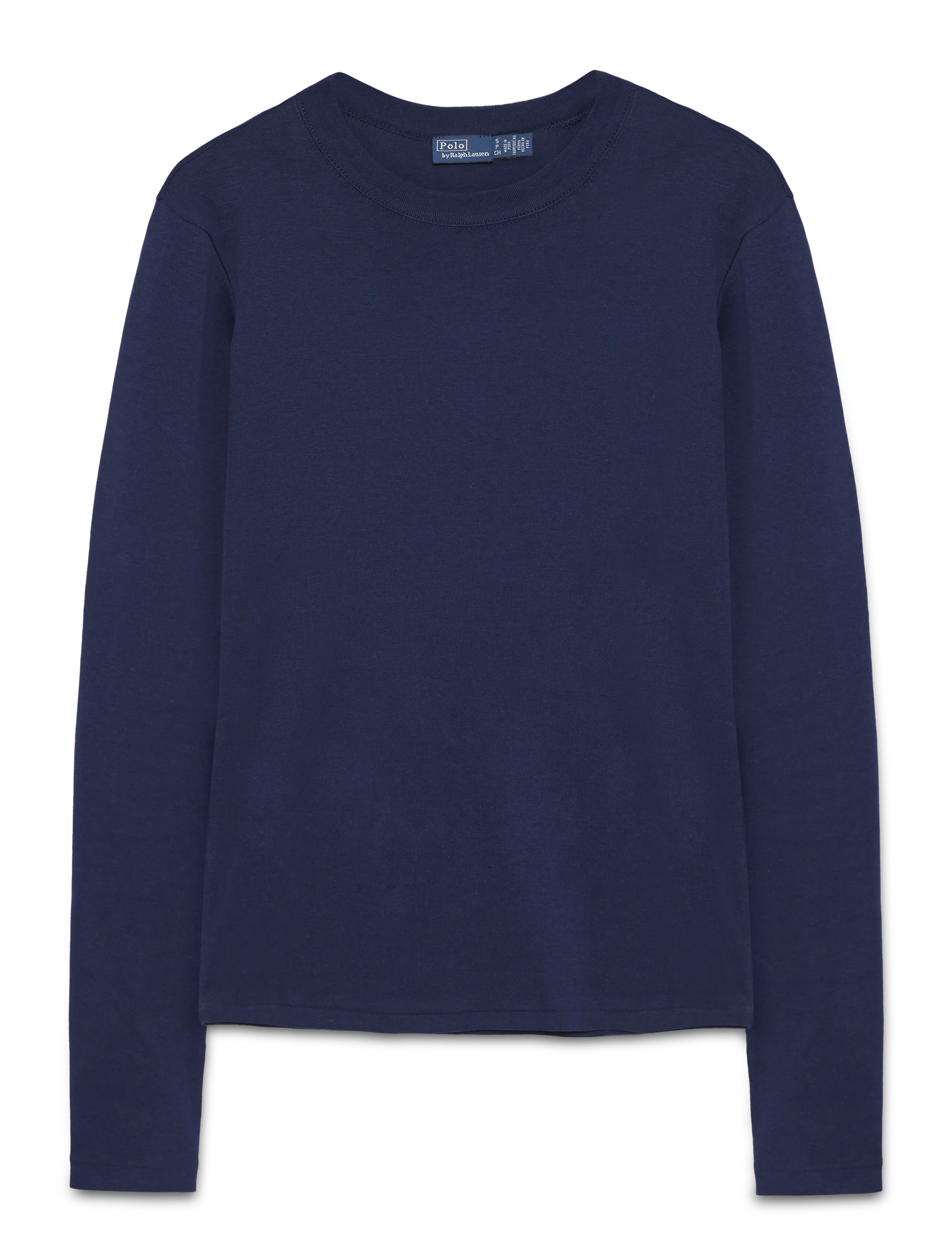 Polo Ralph Lauren Slim Fit Cotton Long-Sleeve Tee - Polo Ralph Lauren - NEWPORT NAVY / navy