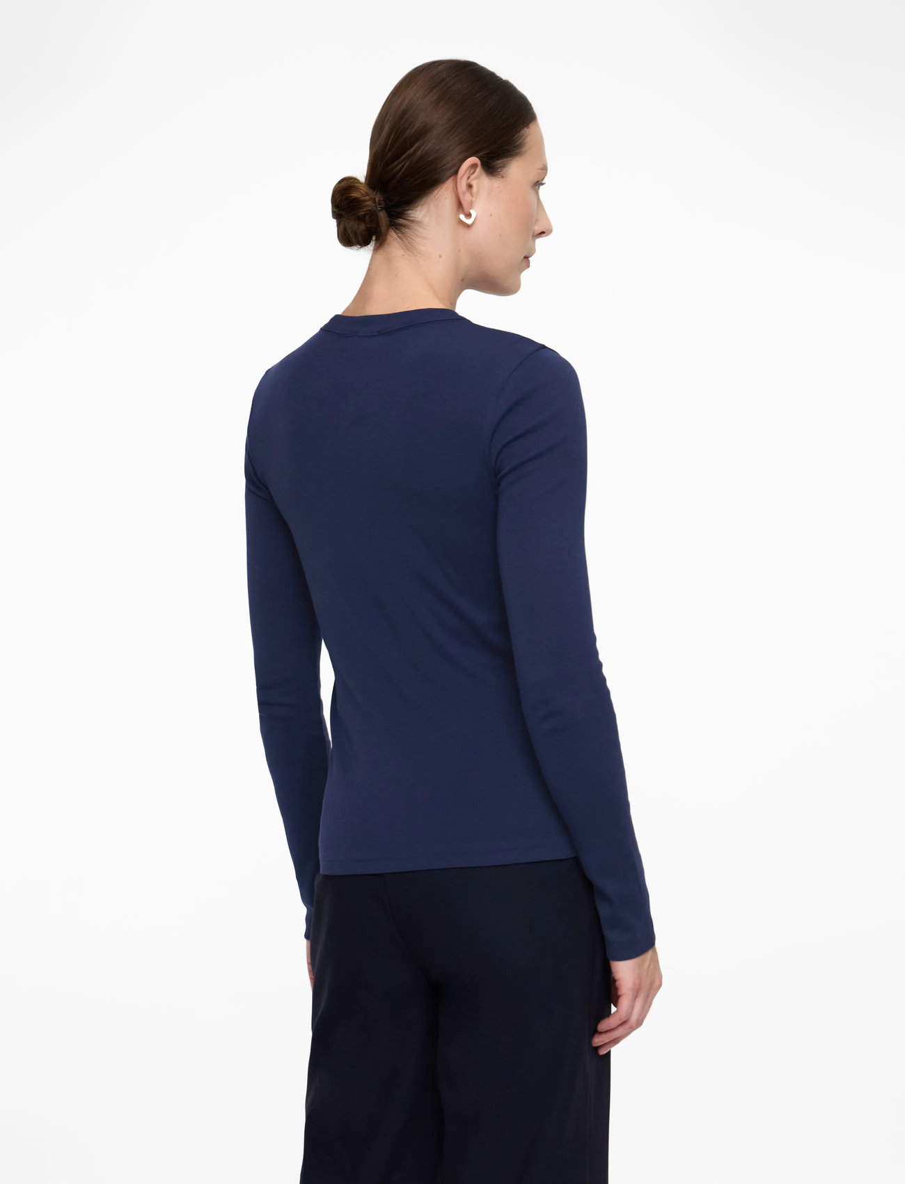 Polo Ralph Lauren - Slim Fit Cotton Long-Sleeve Tee - langärmlige tops - newport navy - 5