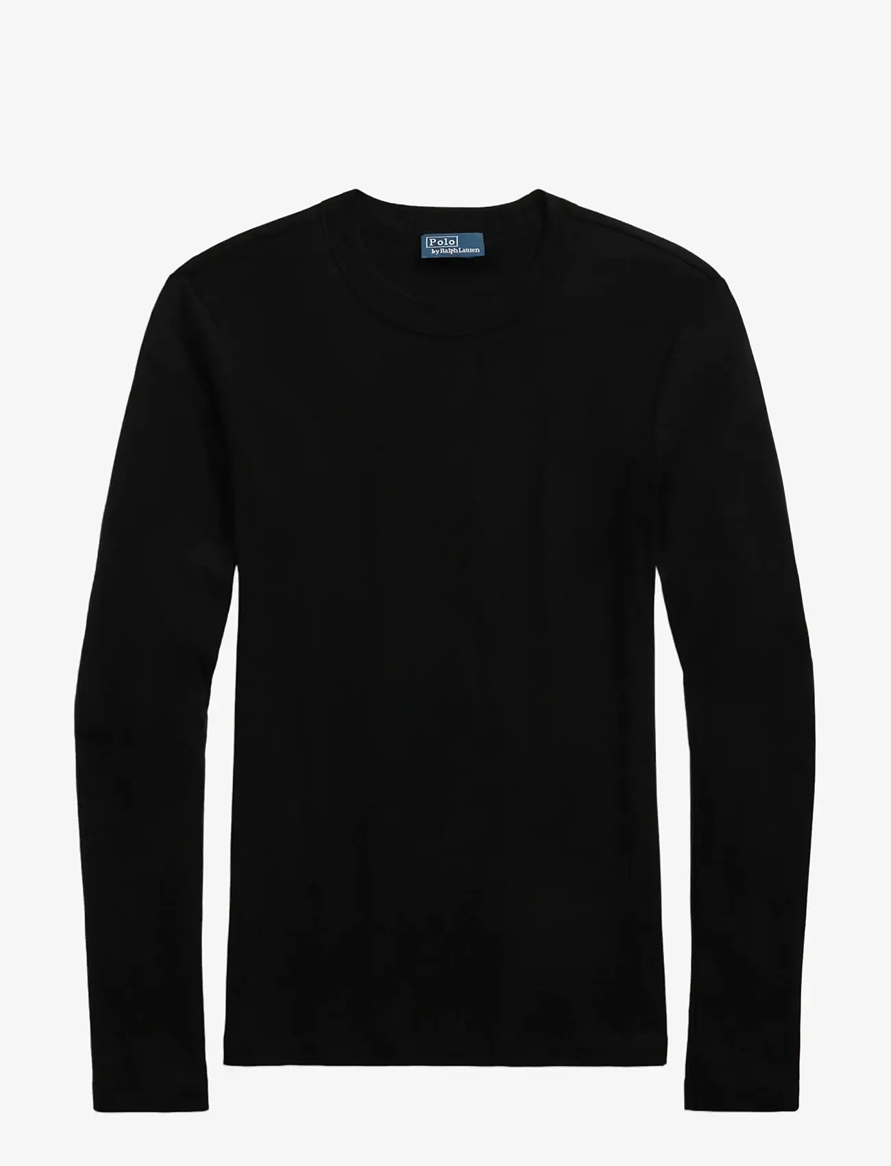 Polo Ralph Lauren - Slim Fit Cotton Long-Sleeve Tee - pikkade varrukatega alussärgid - polo black - 0