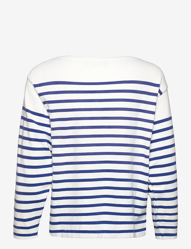 Polo Ralph Lauren - Striped Boatneck Mariner Tee - pitkähihaiset t-paidat - deckwash wht/bril - 2