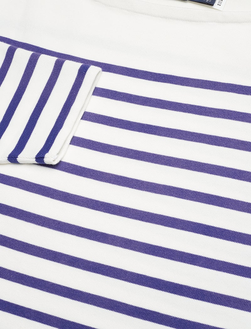 Polo Ralph Lauren - Striped Boatneck Mariner Tee - pitkähihaiset t-paidat - deckwash wht/bril - 3