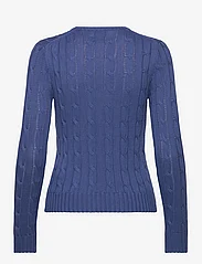 Polo Ralph Lauren - Cable-Knit Cotton Crewneck Sweater - džemprid - gem blue - 1