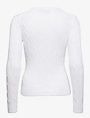 Polo Ralph Lauren - Cable-Knit Cotton Crewneck Sweater - striktrøjer - white - 1