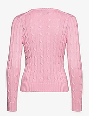 Polo Ralph Lauren - Cable-Knit Cotton V-Neck Sweater - džemperiai - carmel pink - 1