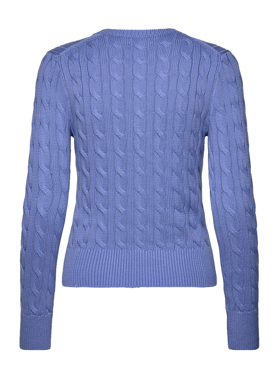 Polo Ralph Lauren - Cable-Knit Cotton Crewneck Cardigan - strickjacken - new litchfield bl - 2