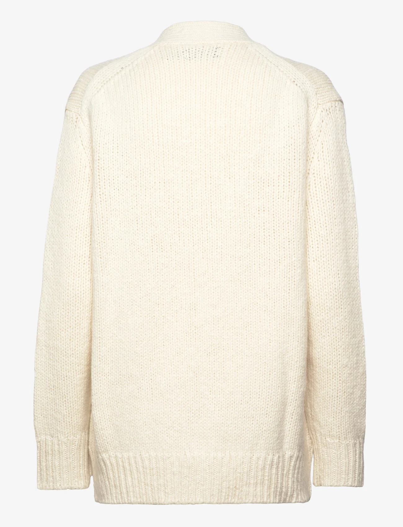 Polo Ralph Lauren - Donegal Wool V-Neck Cardigan - susegamieji megztiniai - cream - 1