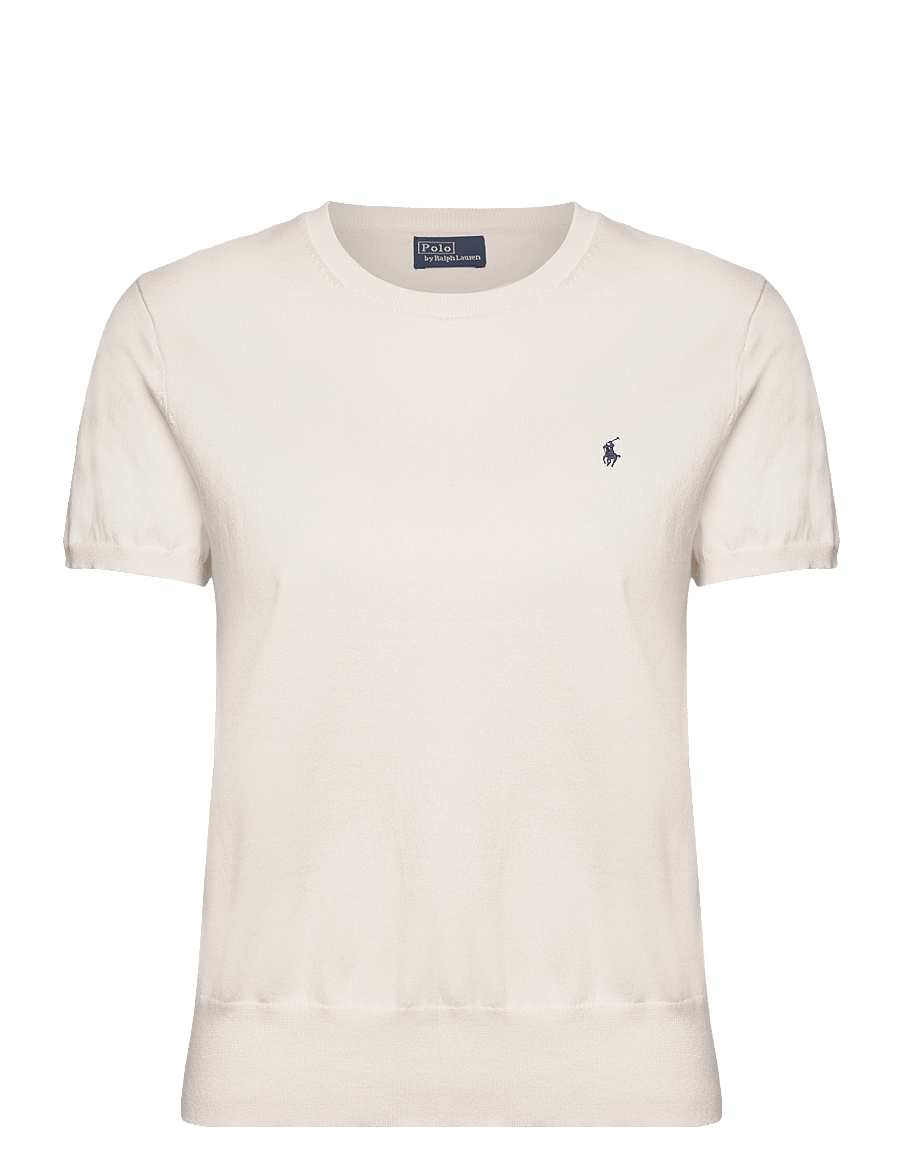 Polo Ralph Lauren - Cotton-Blend Short-Sleeve Sweater - collection cream - 0