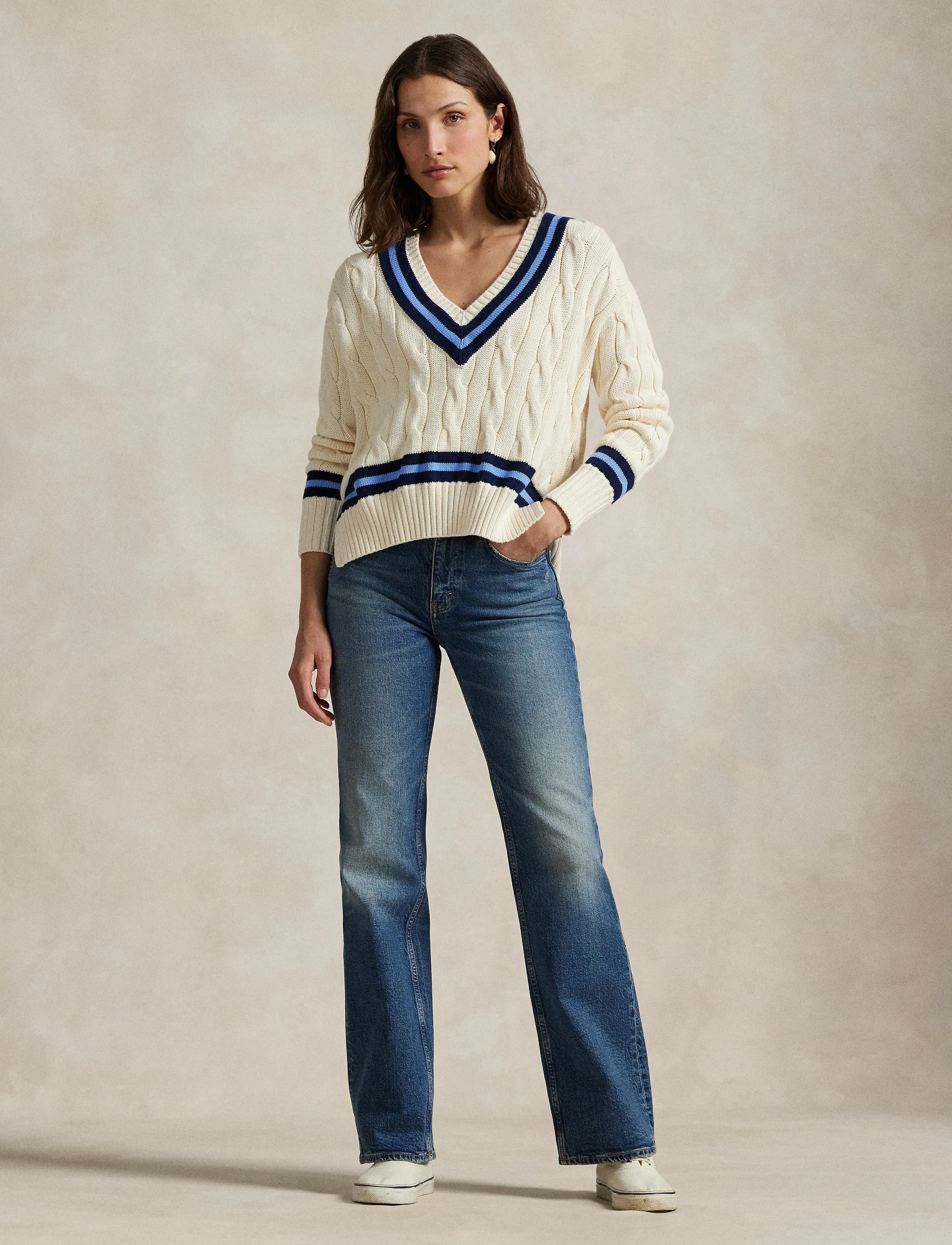 Polo Ralph Lauren Ikonisk cricket-tröja dam – bild 10