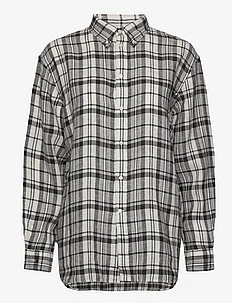 Relaxed Fit Plaid Linen Shirt, Polo Ralph Lauren