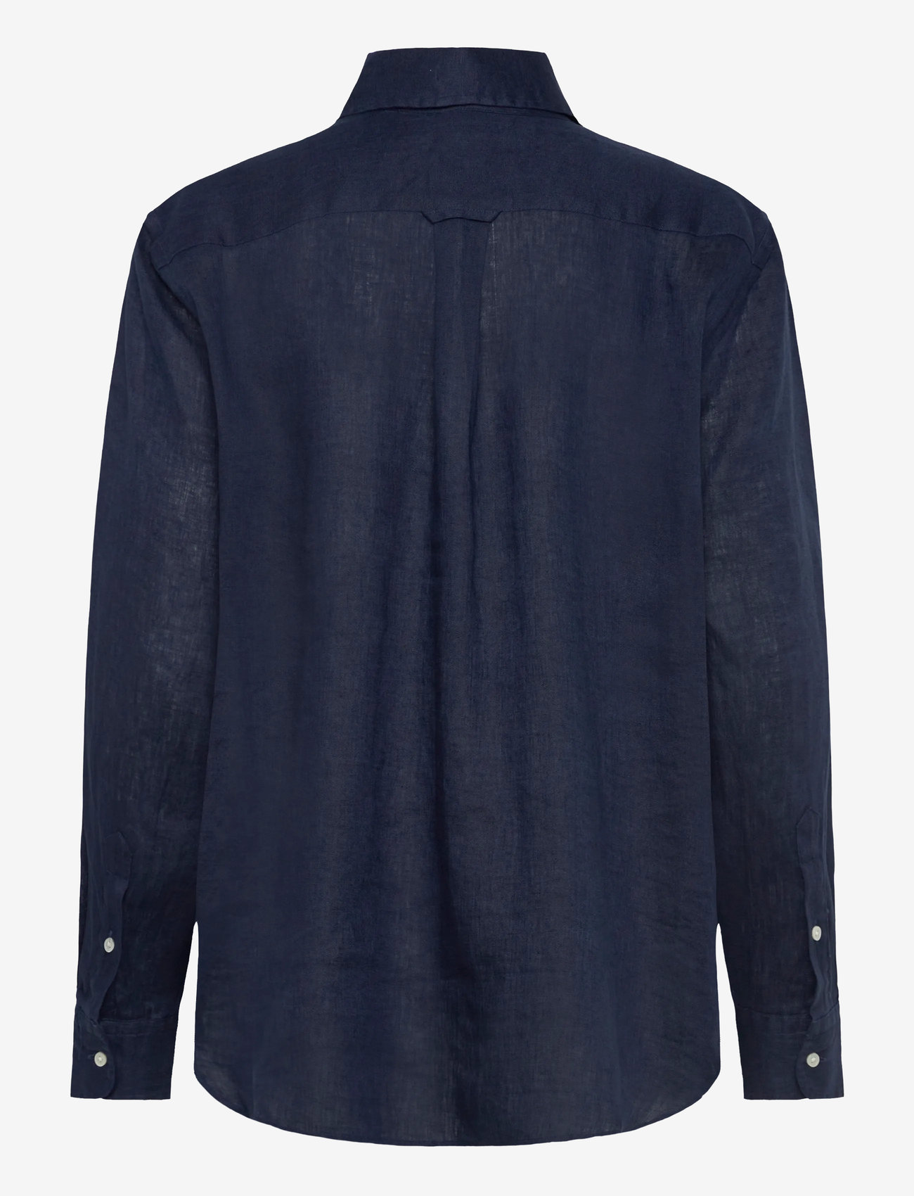 Polo Ralph Lauren - 17/1 PD LINEN-LSL-BFS - linneskjortor - newport navy - 1