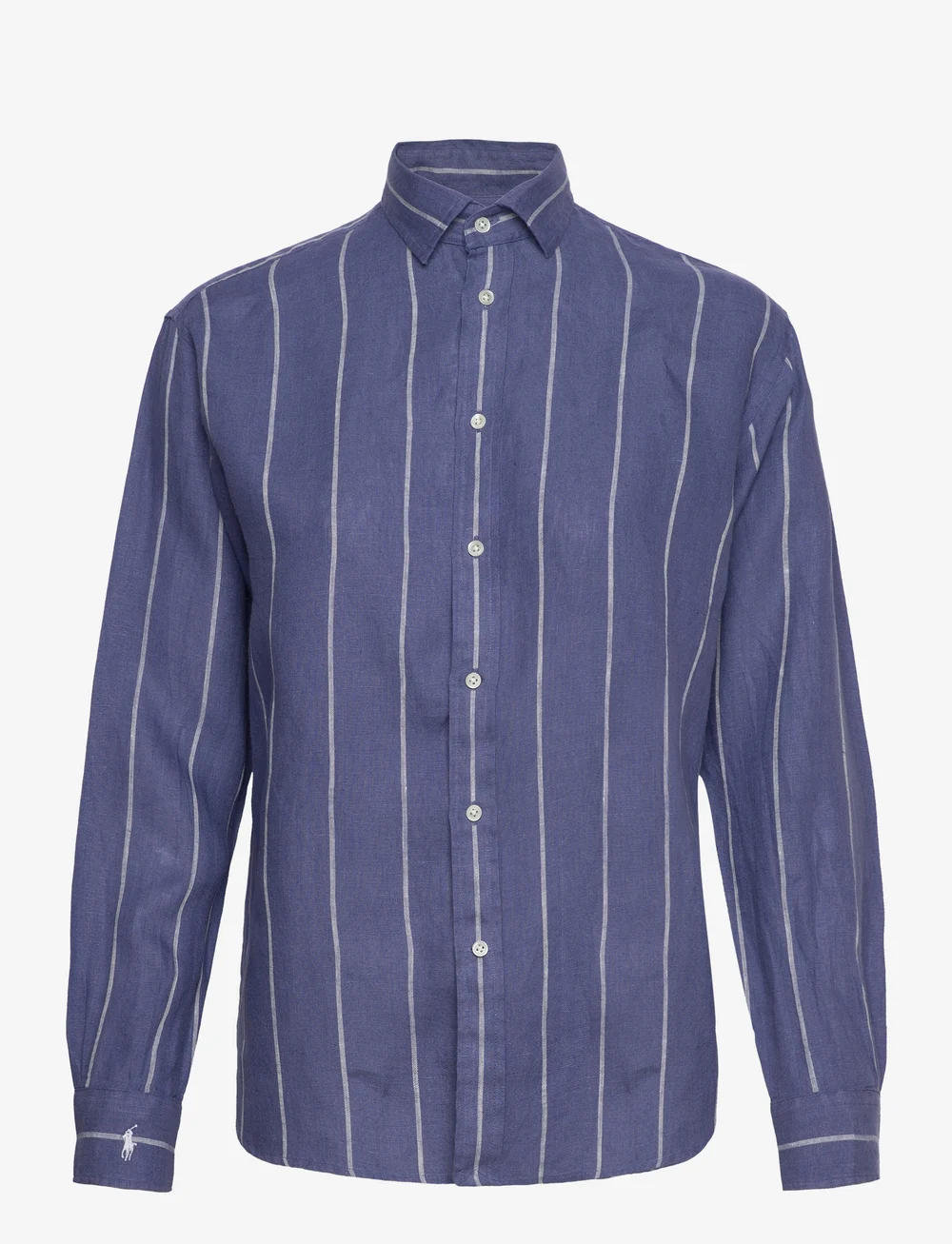 Striped collared shop shirts