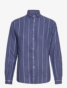 Relaxed Fit Striped Linen Shirt, Polo Ralph Lauren