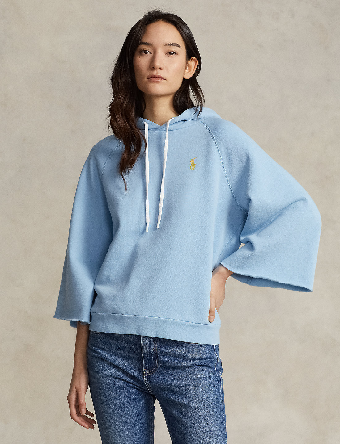 Ralph lauren 2025 grey hoodie womens