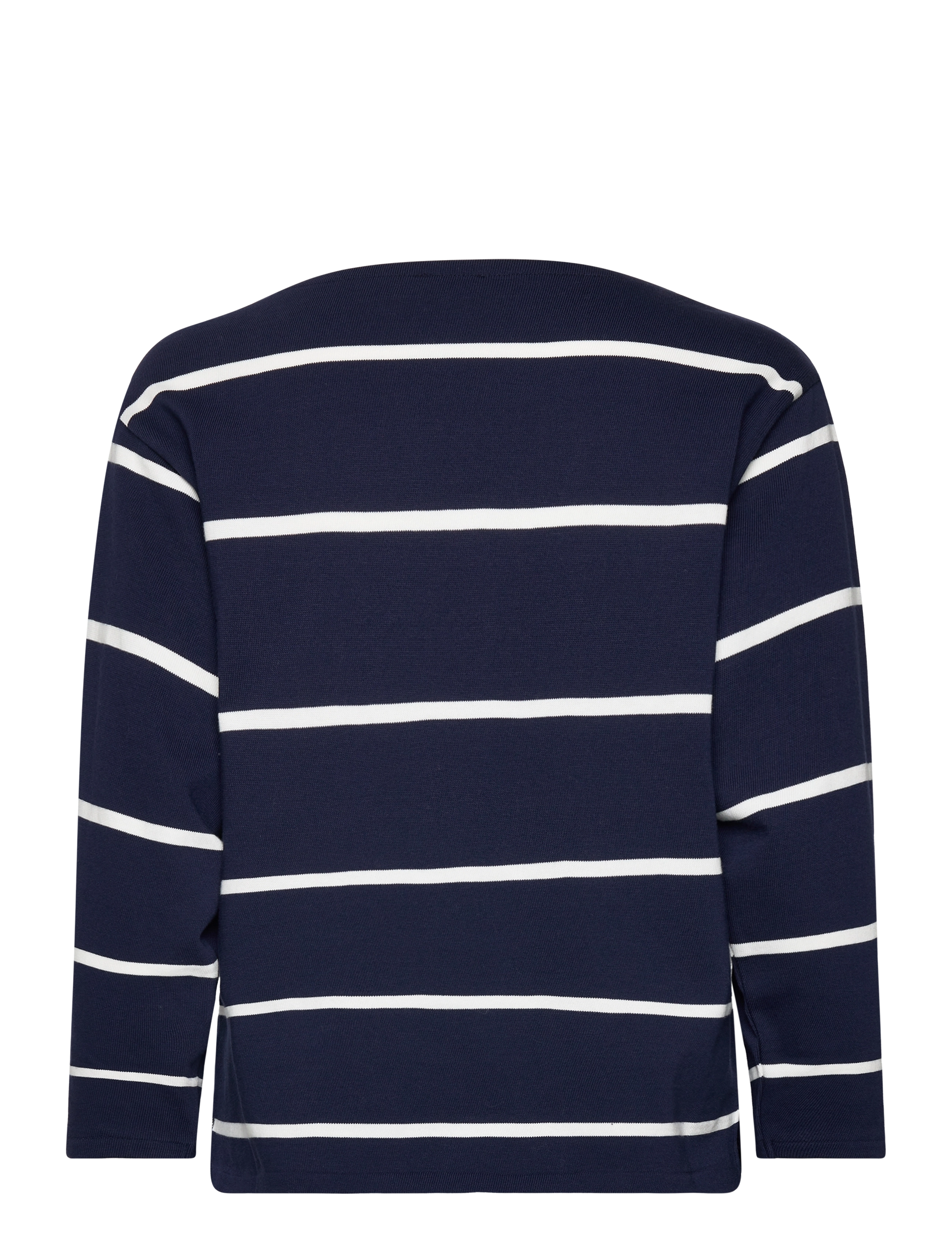 Polo Ralph Lauren - Monogram-Logo Striped Jersey Tee - cruise navy/deckw - 1