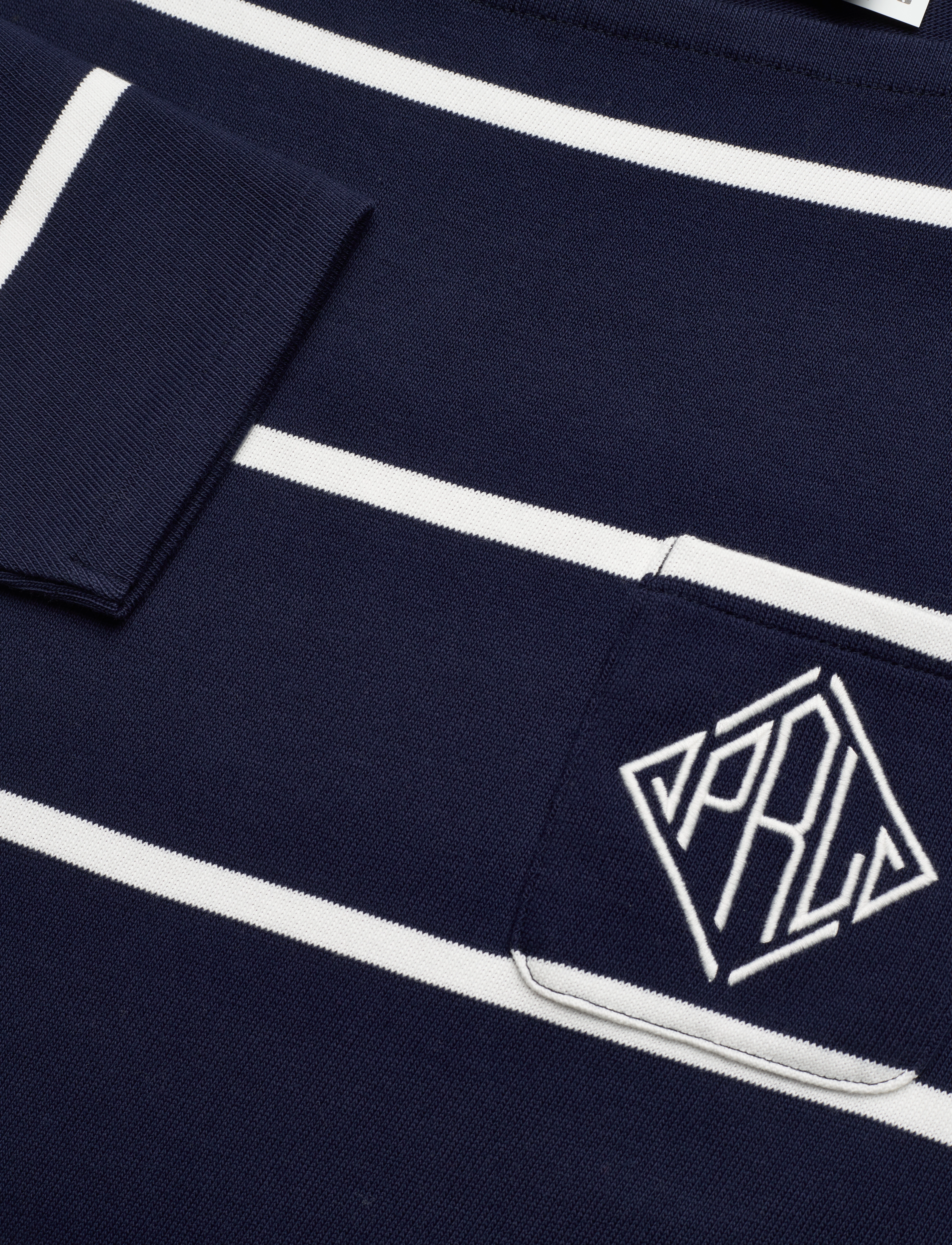Polo Ralph Lauren - Monogram-Logo Striped Jersey Tee - cruise navy/deckw - 2