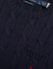 Polo Ralph Lauren - Cable-Knit Cotton Short-Sleeve Sweater - džemperi - hunter navy - 2