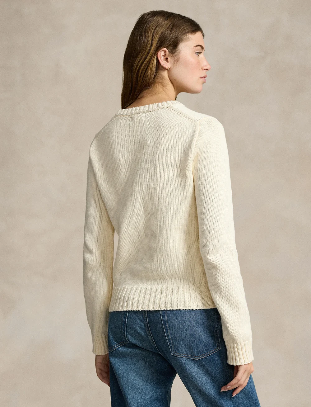 Polo Ralph Lauren - 10/1 ROVING COTTON-LSL-PLO - kasdienis stilius - cream - 2