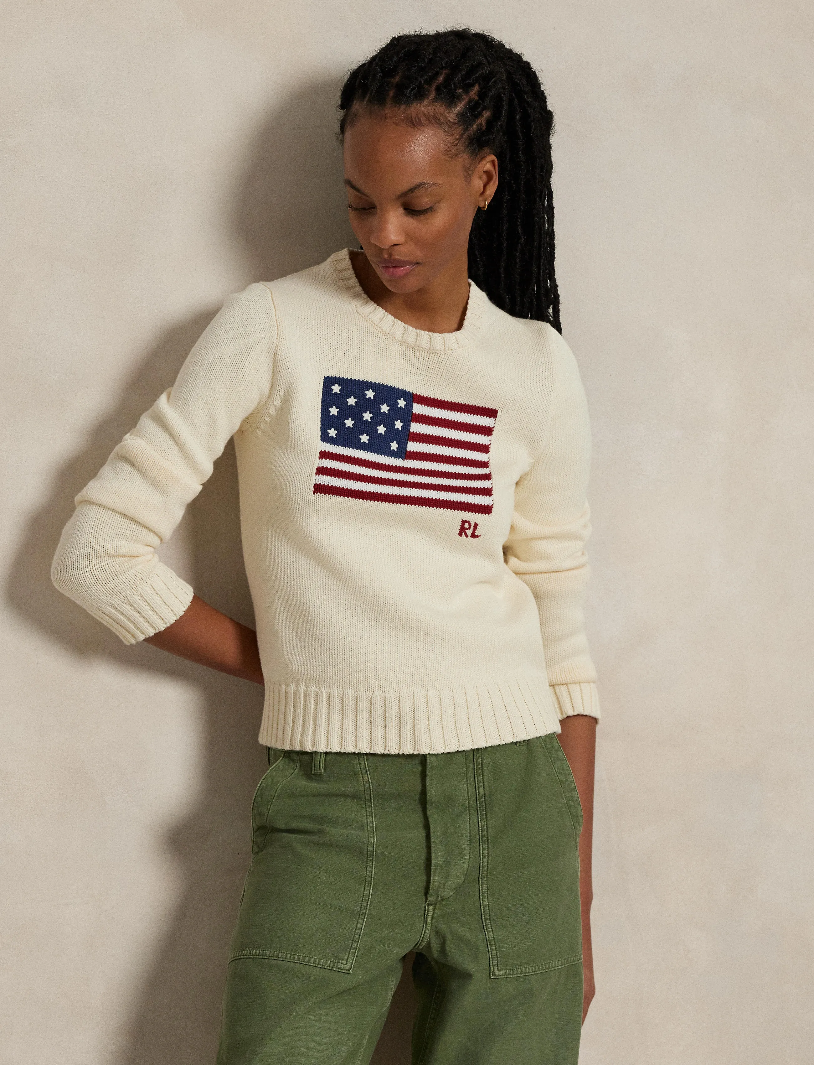 Polo Ralph Lauren - 10/1 ROVING COTTON-LSL-PLO - pulls - cream - 2