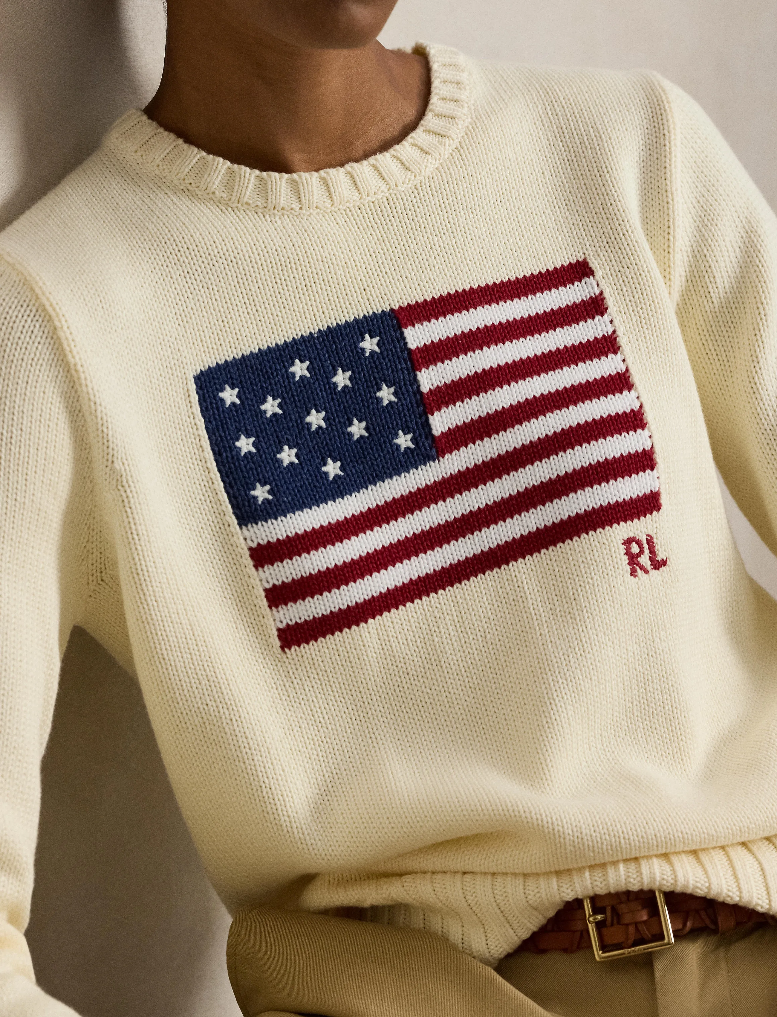 Polo Ralph Lauren - 10/1 ROVING COTTON-LSL-PLO - pulls - cream - 3