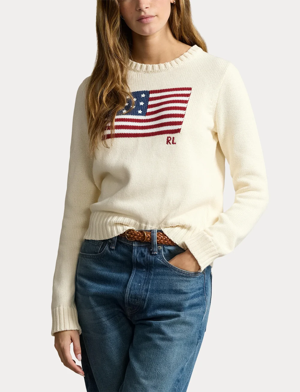 Polo Ralph Lauren - 10/1 ROVING COTTON-LSL-PLO - kasdienis stilius - cream - 5