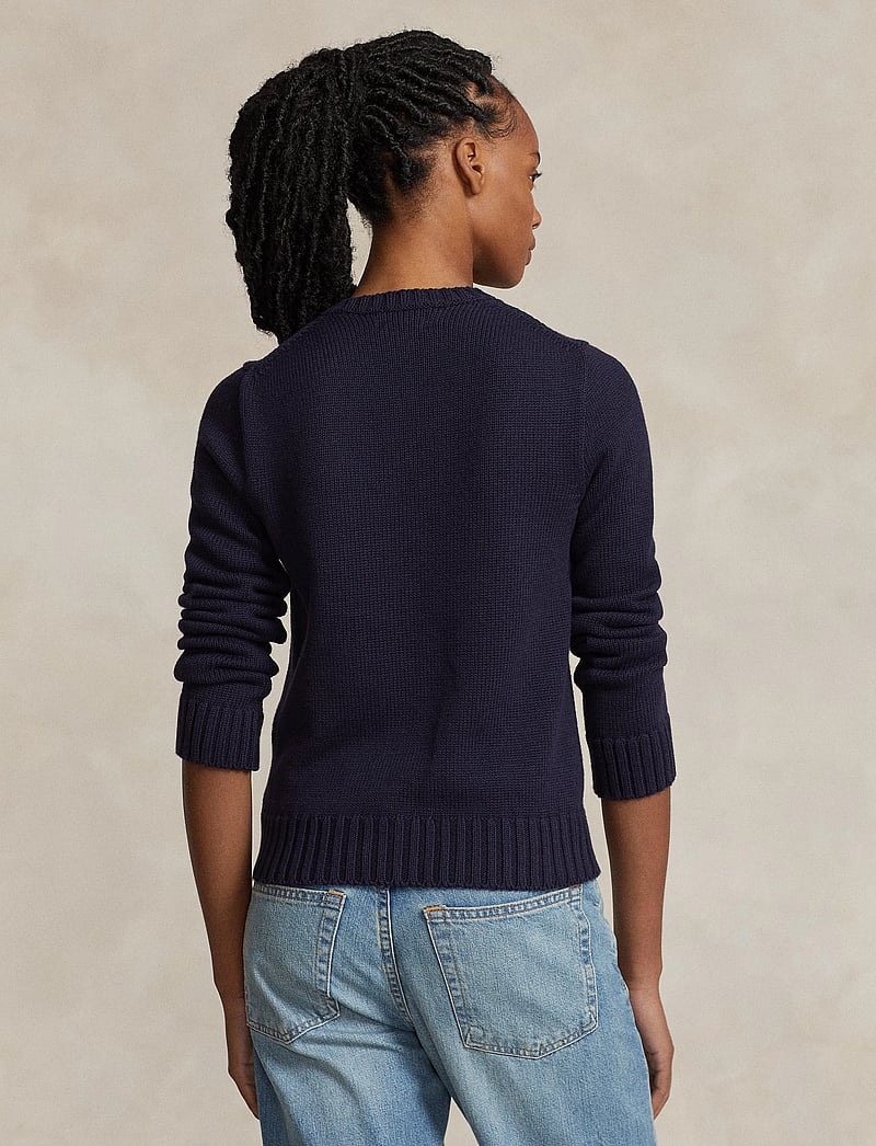 Polo Ralph Lauren - Flag Cotton Crewneck Sweater - sweaters - navy - 2