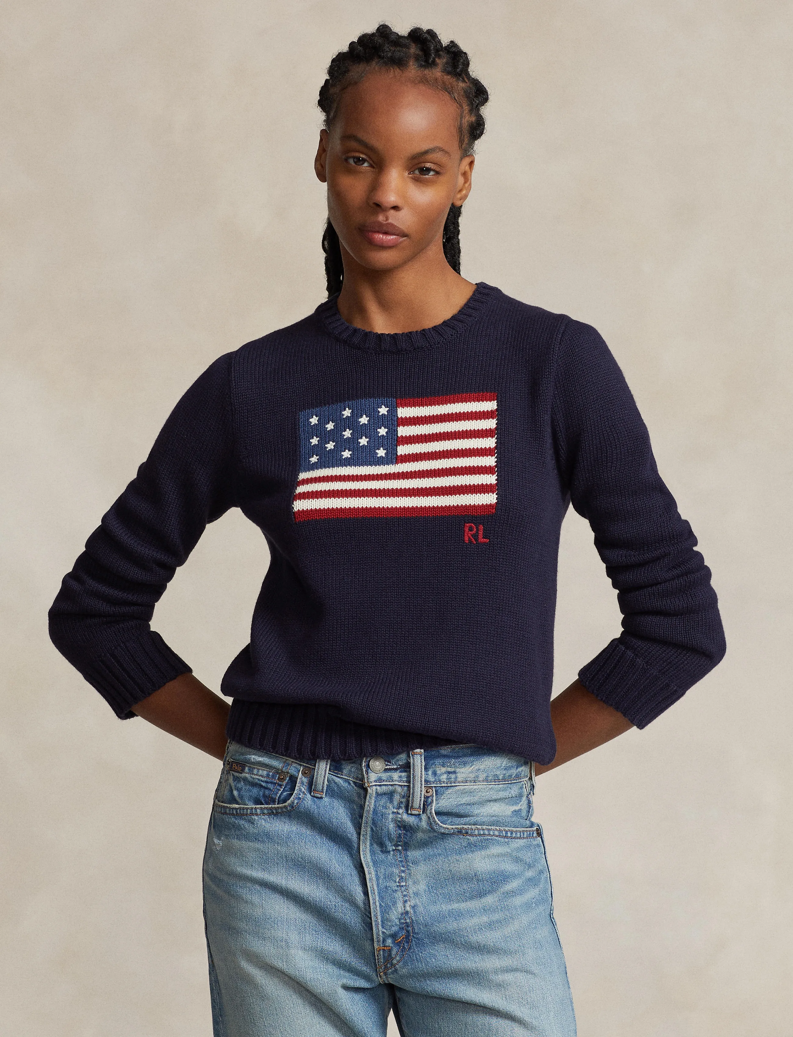 Polo Ralph Lauren - 10/1 ROVING COTTON-LSL-PLO - pulls - navy - 3