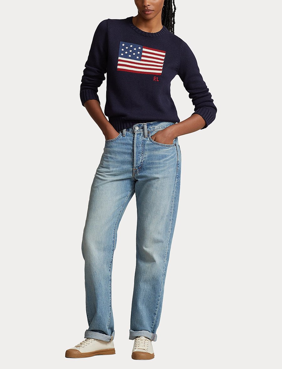 Polo Ralph Lauren - 10/1 ROVING COTTON-LSL-PLO - pulls - navy - 4