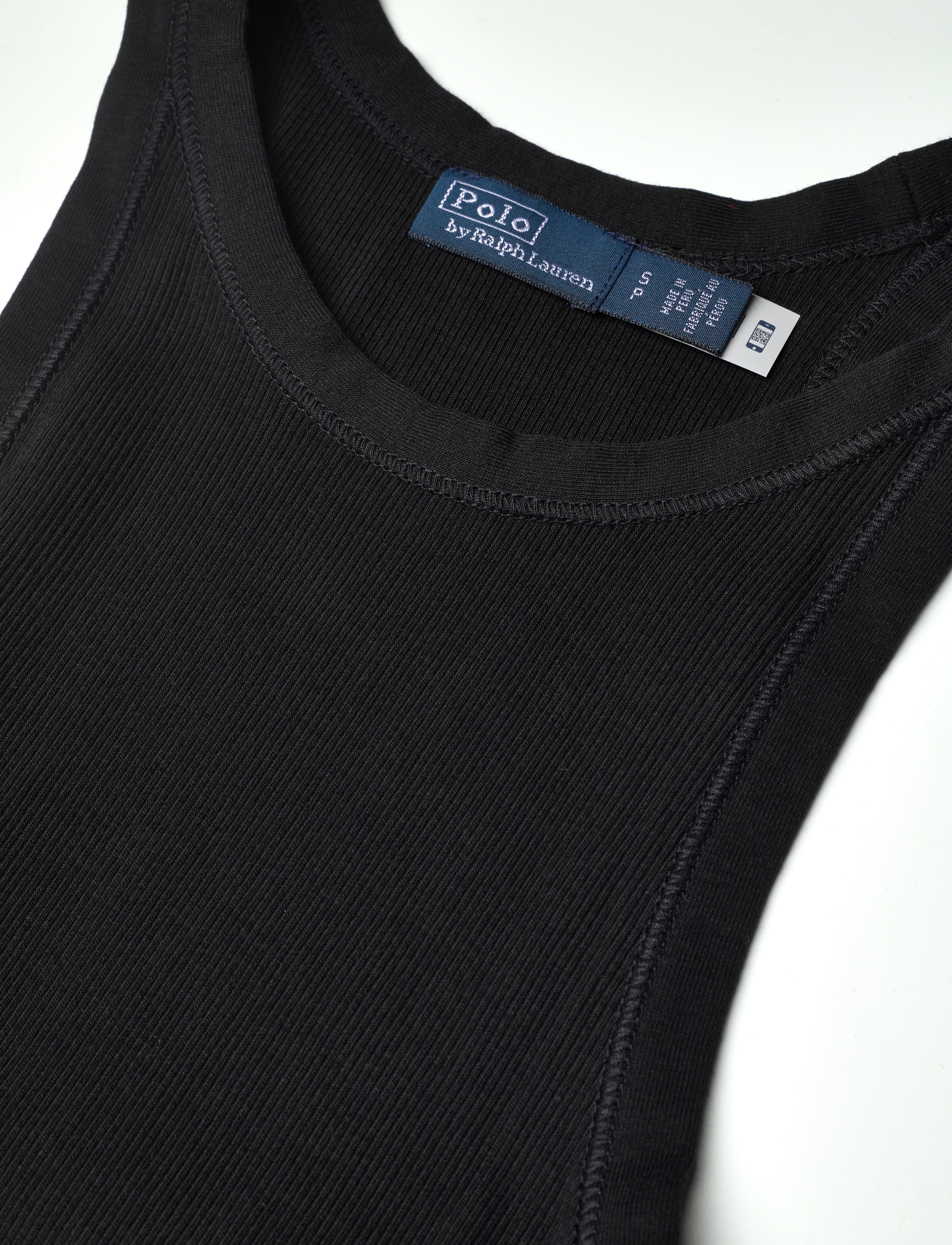 Polo Ralph Lauren - Ribbed Cotton Tank Top - polo black - 3