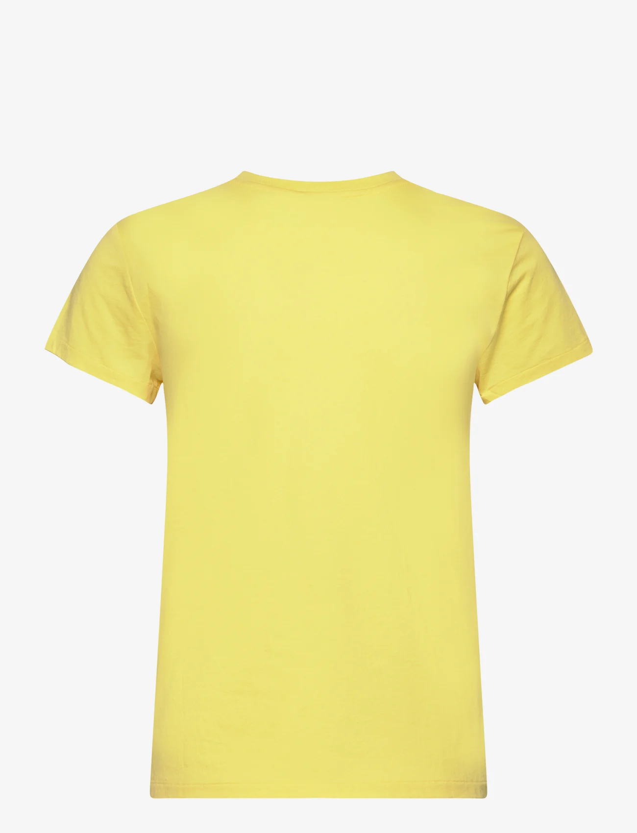 Polo Ralph Lauren - Cotton Jersey Crewneck Tee - marškinėliai - coastal yellow - 1