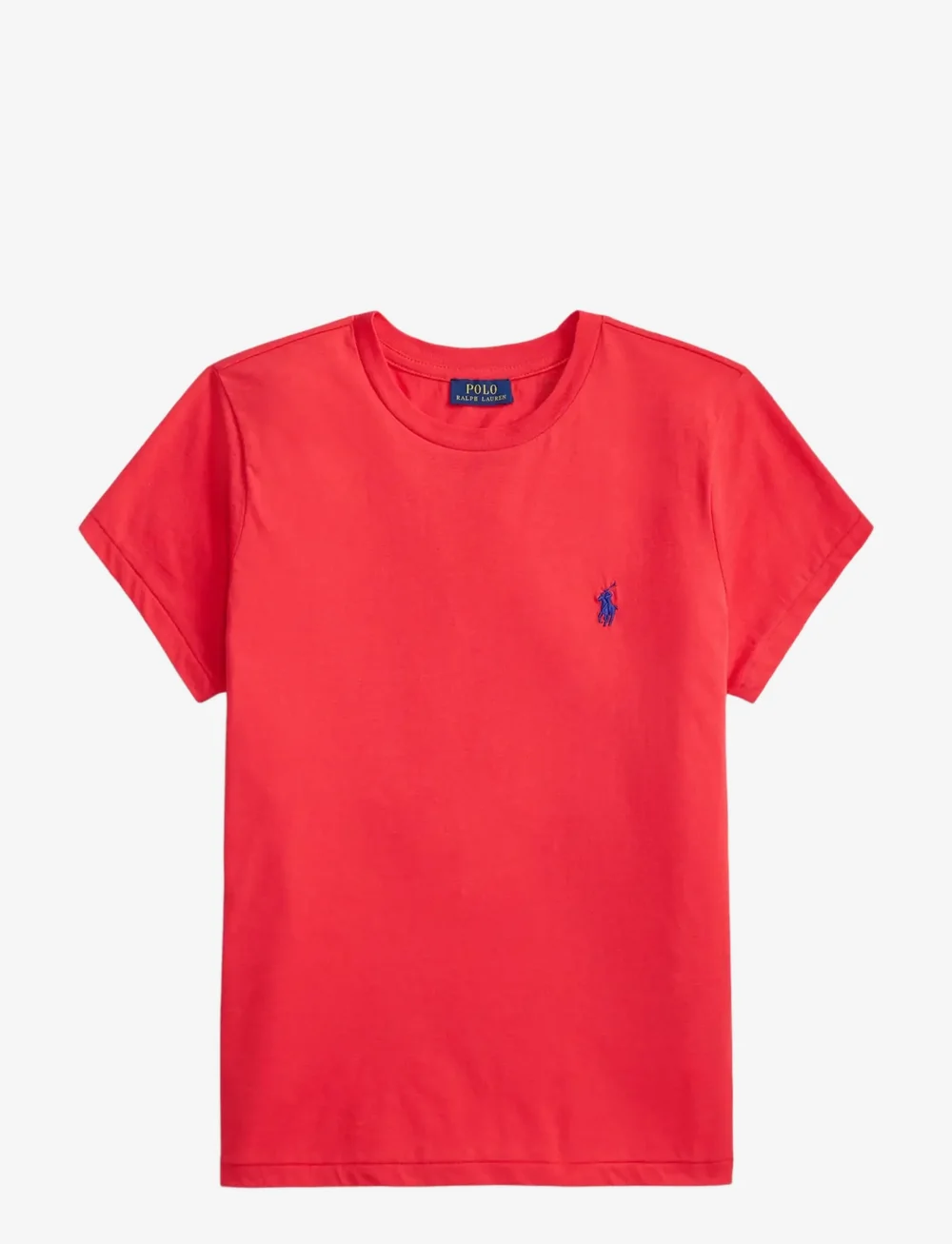 Polo Ralph Lauren - Cotton Jersey Crewneck Tee - t-shirts & tops - deep orangey red - 1