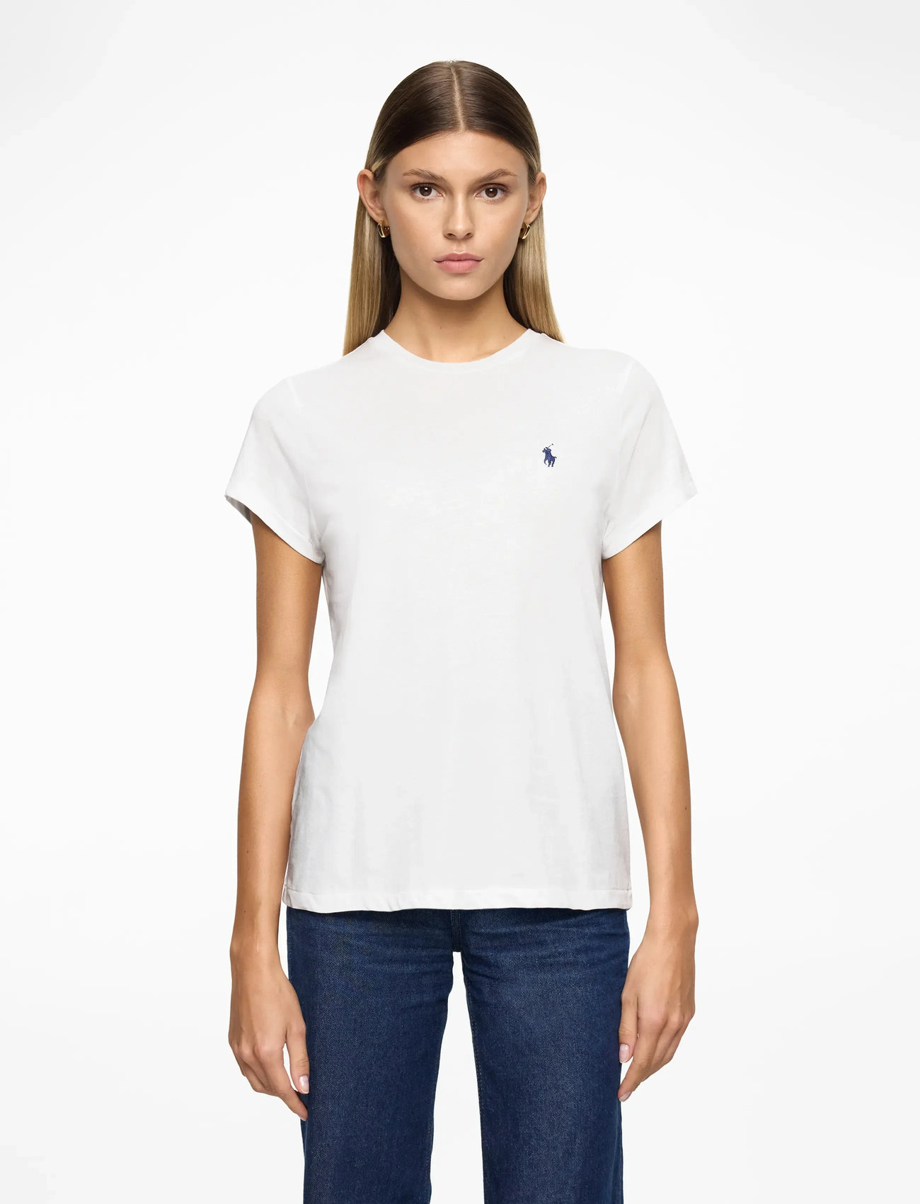 Polo Ralph Lauren - Cotton Jersey Crewneck Tee - t-shirts - white - 0
