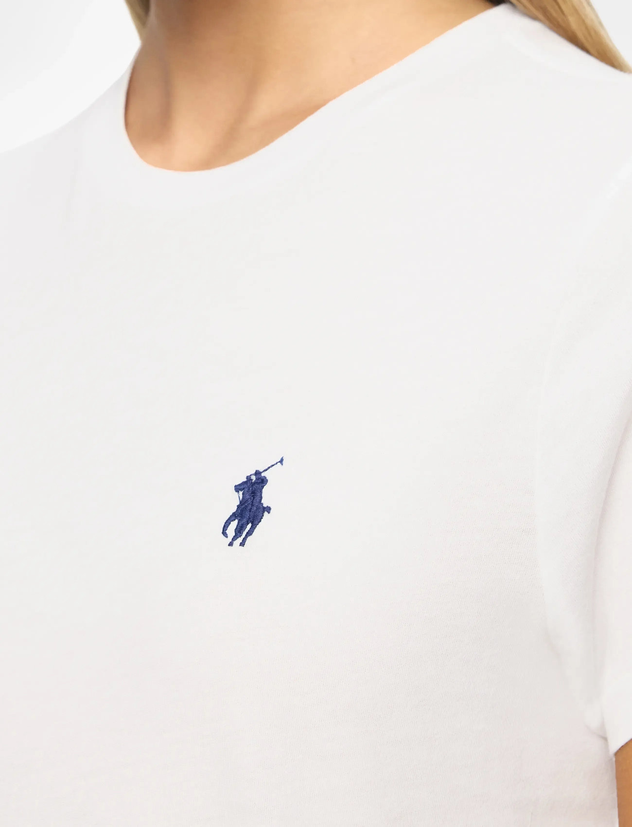 Polo Ralph Lauren - Cotton Jersey Crewneck Tee - t-shirts - white - 5