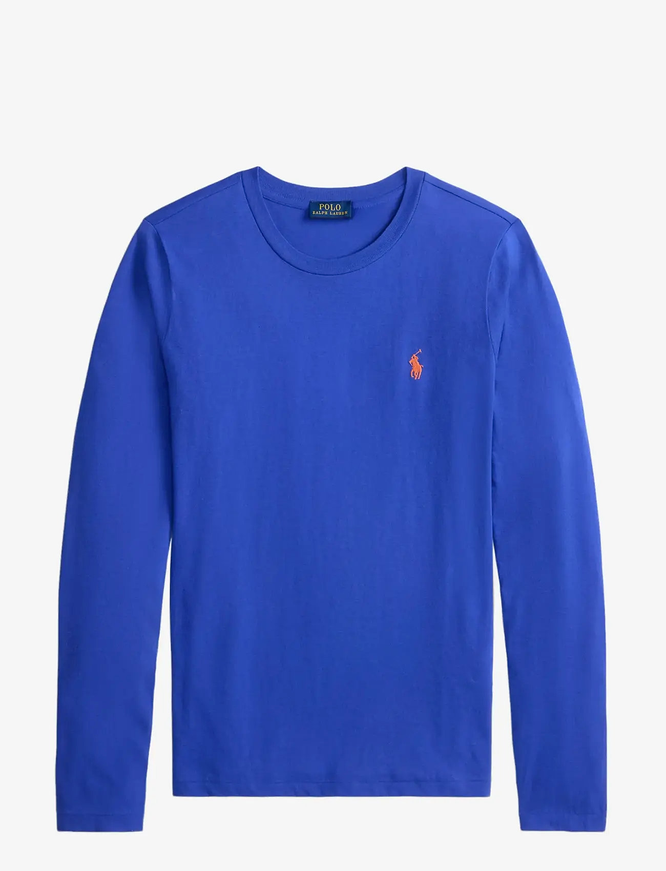 Polo Ralph Lauren - Long-Sleeve Jersey Crewneck Tee - langærmede toppe - bright royal - 1