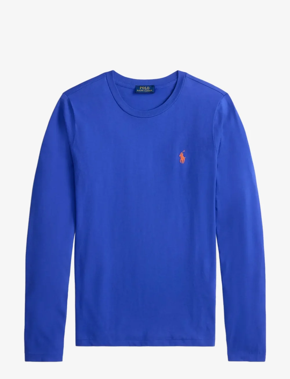 Polo Ralph Lauren - Long-Sleeve Jersey Crewneck Tee - langärmlige tops - bright royal - 1