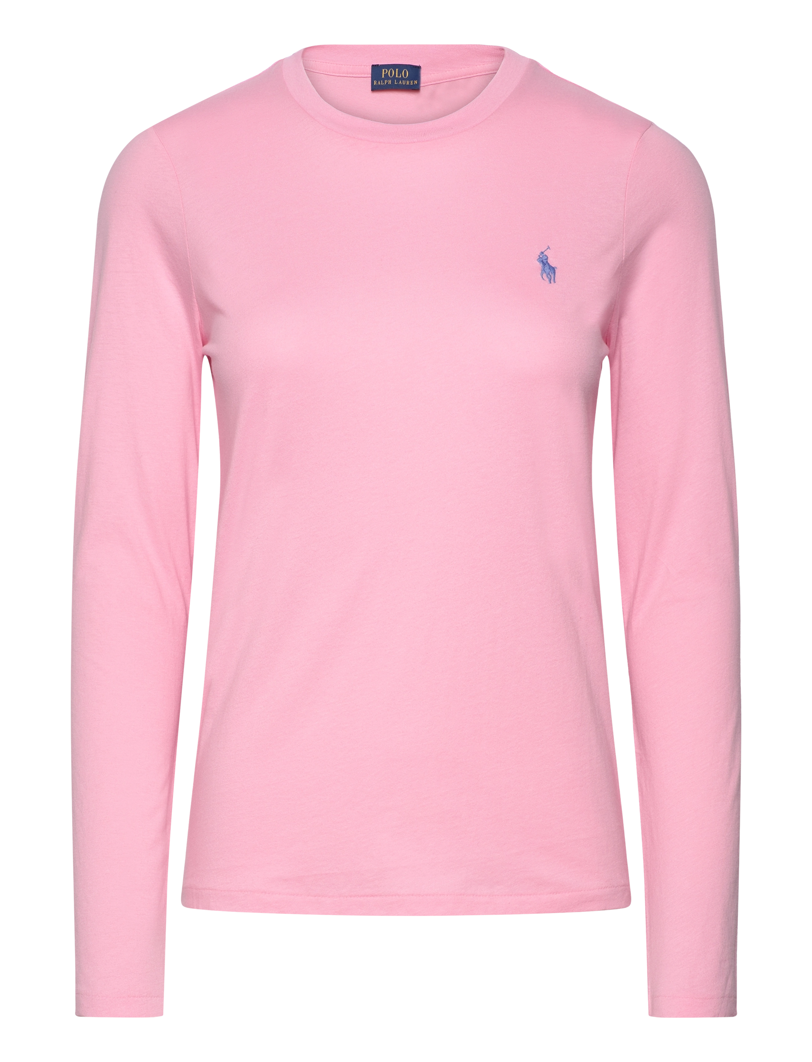Long-Sleeve Jersey Crewneck Tee - COURSE PINK