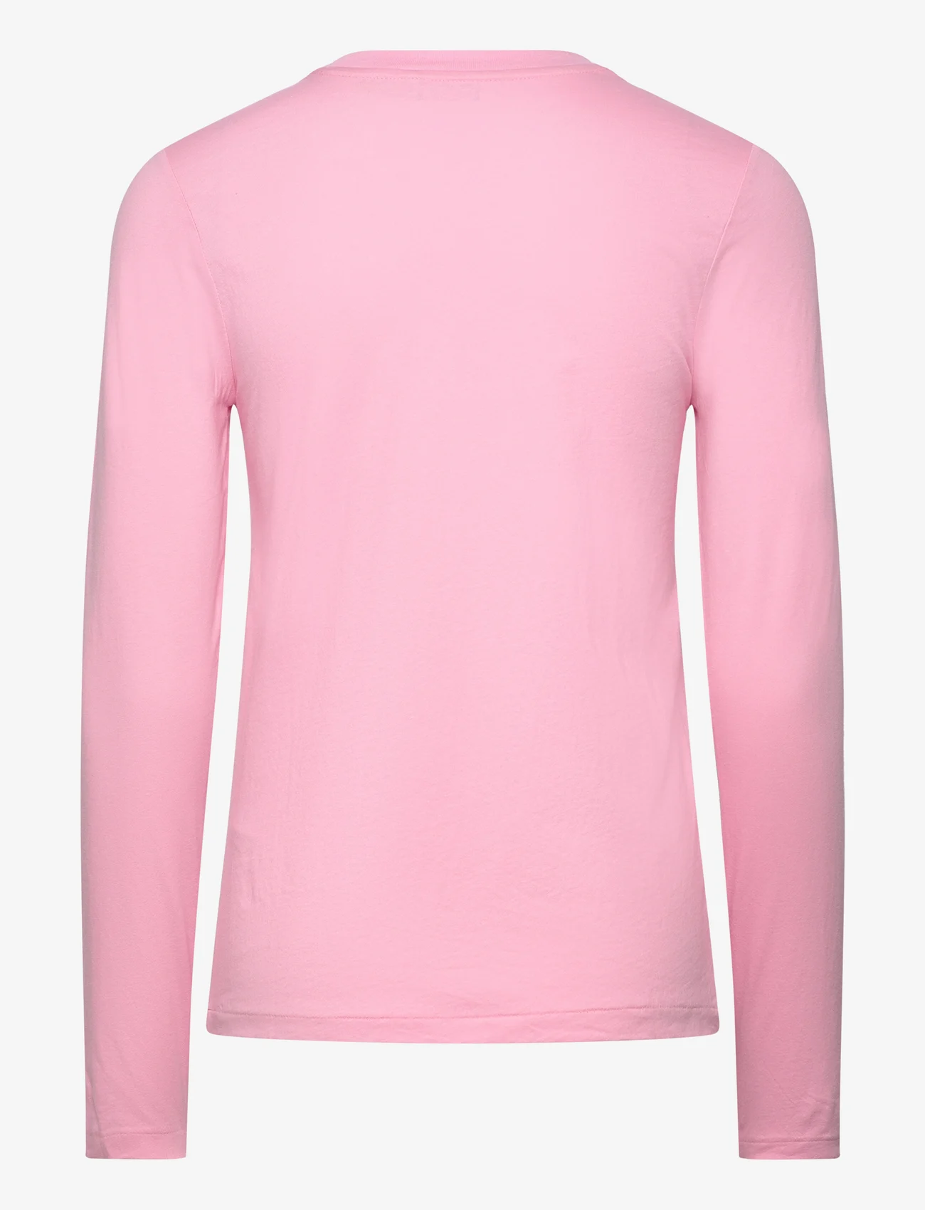 Polo Ralph Lauren - Long-Sleeve Jersey Crewneck Tee - topi ar garām piedurknēm - course pink - 1